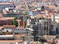 The Santa Justa elevator and the Carmo Convent seen from the São Jorge Castle in Lisbon